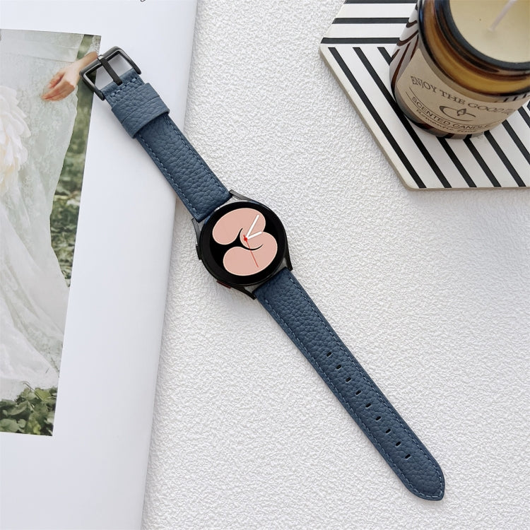 Lychee Texture Leather Strap Watchband, For Samsung Galaxy Watch4 40mm / 44mm