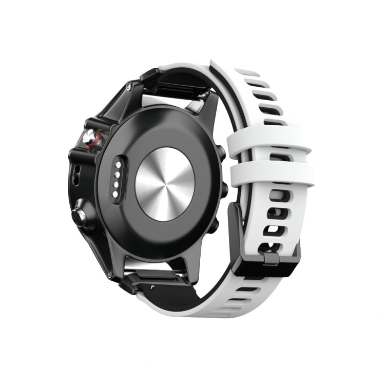 Two-color Silicone Strap Watchband, For Garmin Fenix 6