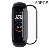 Composite Silk Screen Film Smart Watch Protective Film, 10 PCS For Xiaomi Mi Band 6 / 5 / 4, 50 PCS For Xiaomi Mi Band 6 / 5 / 4