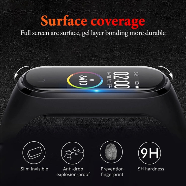 Composite Silk Screen Film Smart Watch Protective Film, 10 PCS For Xiaomi Mi Band 6 / 5 / 4, 50 PCS For Xiaomi Mi Band 6 / 5 / 4