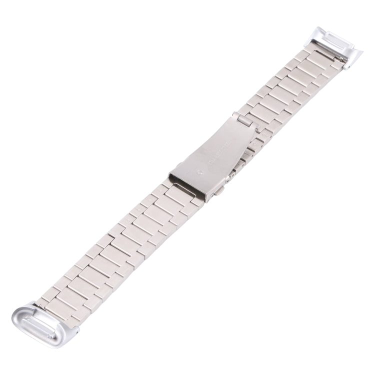 Five-bead Steel Strap Watchband, For Fitbit Charge 5