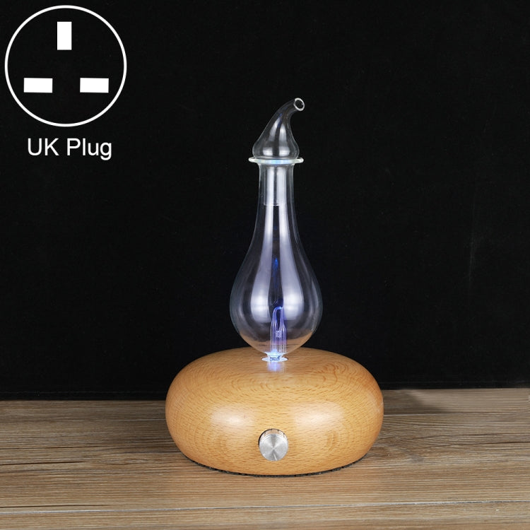 Wood Essential Oil Diffuser Aromatherapy Machine, AU Plug, EU Plug, UK Plug, US Plug UK Plug Light Brown