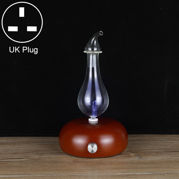Wood Essential Oil Diffuser Aromatherapy Machine, AU Plug, EU Plug, UK Plug, US Plug UK Plug Dark Brown