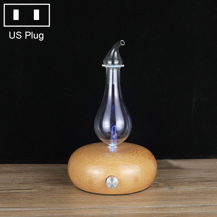 Wood Essential Oil Diffuser Aromatherapy Machine, AU Plug, EU Plug, UK Plug, US Plug US Plug Light Brown