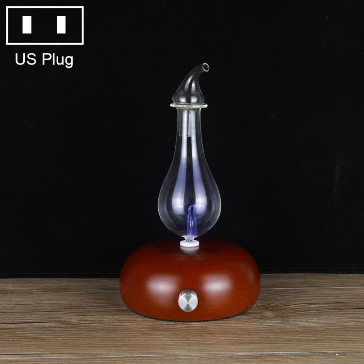 Wood Essential Oil Diffuser Aromatherapy Machine, AU Plug, EU Plug, UK Plug, US Plug US Plug Dark Brown