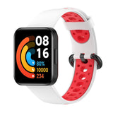Two-color Silicone Strap Watchband, For Xiaomi Redmi Watch 2