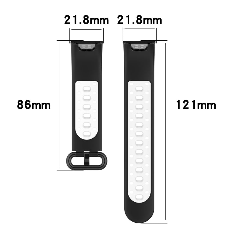 Two-color Silicone Strap Watchband, For Xiaomi Redmi Watch 2