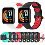 Two-color Silicone Strap Watchband, For Xiaomi Redmi Watch 2