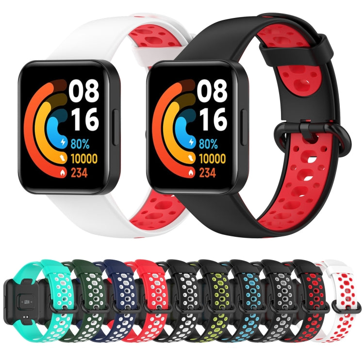 Two-color Silicone Strap Watchband, For Xiaomi Redmi Watch 2