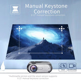 T7 1920x1080P 200 ANSI Portable Home Theater LED HD Digital Projector, Same Screen Version,, Same Screen Version, EU Plug, Same Screen Version, UK Plug, Same Screen Version, AU Plug