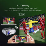 T7 1920x1080P 200 ANSI Portable Home Theater LED HD Digital Projector, Same Screen Version,, Same Screen Version, EU Plug, Same Screen Version, UK Plug, Same Screen Version, AU Plug