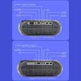 T7 1920x1080P 200 ANSI Portable Home Theater LED HD Digital Projector, Same Screen Version,, Same Screen Version, EU Plug, Same Screen Version, UK Plug, Same Screen Version, AU Plug