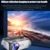 T7 1920x1080P 200 ANSI Portable Home Theater LED HD Digital Projector, Same Screen Version,, Same Screen Version, EU Plug, Same Screen Version, UK Plug, Same Screen Version, AU Plug