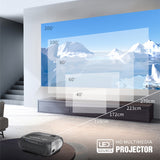 T7 1920x1080P 200 ANSI Portable Home Theater LED HD Digital Projector, Same Screen Version,, Same Screen Version, EU Plug, Same Screen Version, UK Plug, Same Screen Version, AU Plug