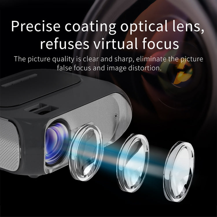 T7 1920x1080P 200 ANSI Portable Home Theater LED HD Digital Projector, Same Screen Version,, Same Screen Version, EU Plug, Same Screen Version, UK Plug, Same Screen Version, AU Plug