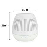 400ml Hollow-out LED Humidifier Wood Grain Air Purifier Aromatherapy Machine with Colorful LED Light, EU Plug, UK Plug, US Plug