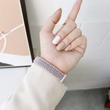 Nylon Loop Strap Watchband, For Fitbit Luxe