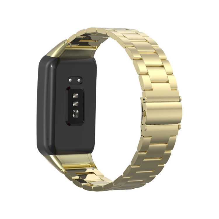 Stainless Steel Three-bead Strap Watchband, For OPPO Watch Free NFC