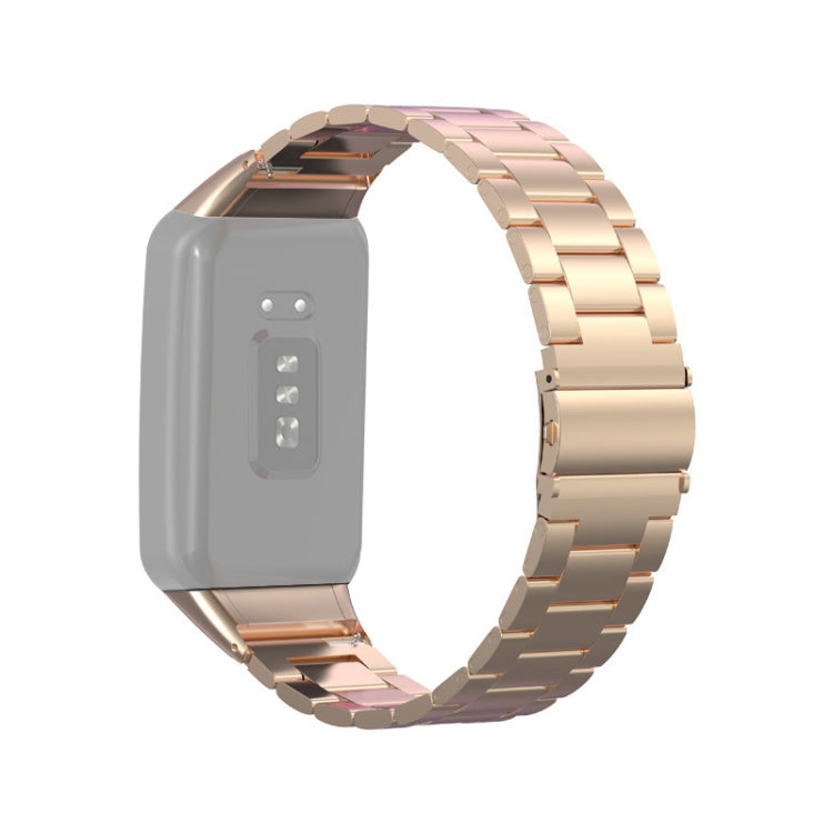 Stainless Steel Three-bead Strap Watchband, For OPPO Watch Free NFC