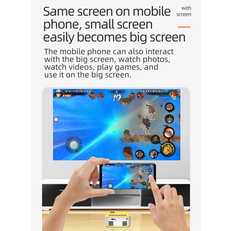 T20 320x240 400 Lumens Portable Home Theater LED HD Digital Projector, Same Screen Version,, US Plug, Same Screen Version, EU Plug, Same Screen Version, UK Plug, Same Screen Version, AU Plug, Same Screen Version