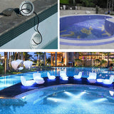 LED Recessed Swimming Pool Light Underwater Light Source, 24W