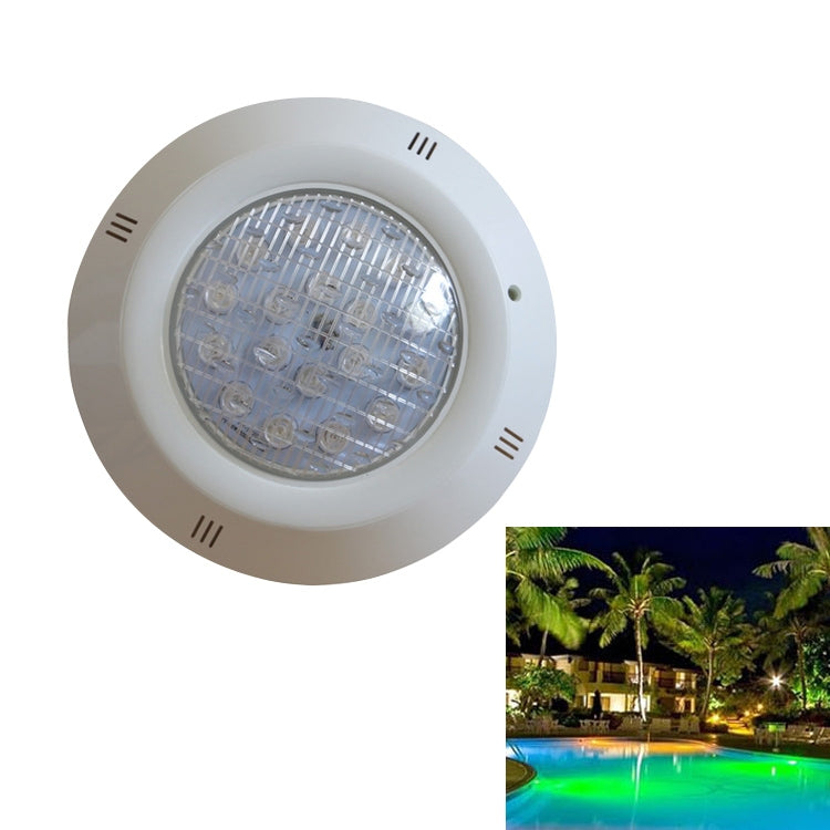 Swimming Pool ABS Wall Lamp LED Underwater Light, 6W, 9W, 12W, 15W, 18W, 24W 6W Green