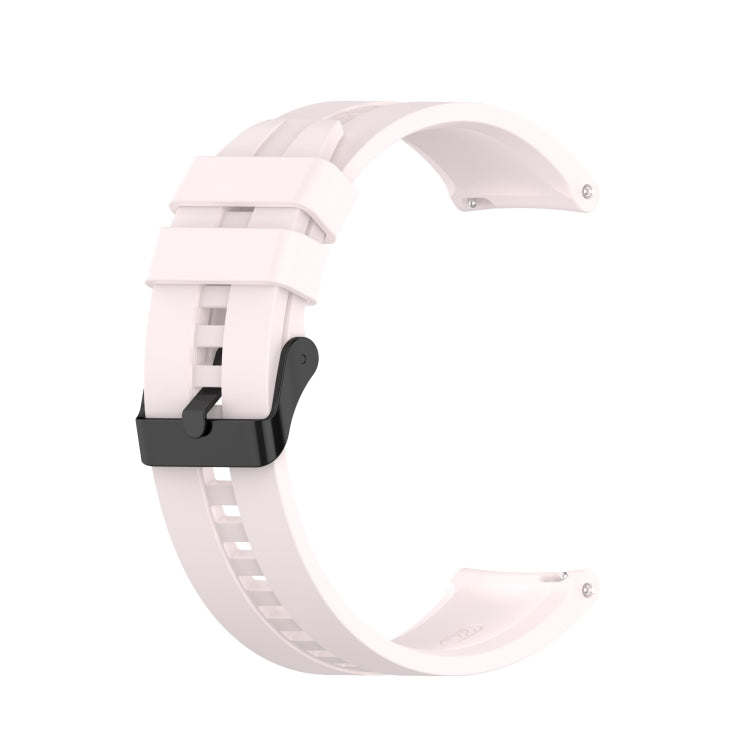 Silicone Black Buckle Watchband, For Huawei Watch GT 3 46mm/GT Runner, For Huawei Watch GT 3 42mm