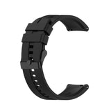 Silicone Black Buckle Watchband, For Huawei Watch GT 3 46mm/GT Runner, For Huawei Watch GT 3 42mm