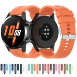 Silicone Silver Buckle Watchband, For Huawei Watch GT 3 46mm/GT Runner, For Huawei Watch GT 3 42mm