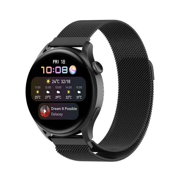 Milan Metal Watchband, For Huawei Watch GT 3 46mm/GT Runner, For Huawei Watch GT 3 42mm