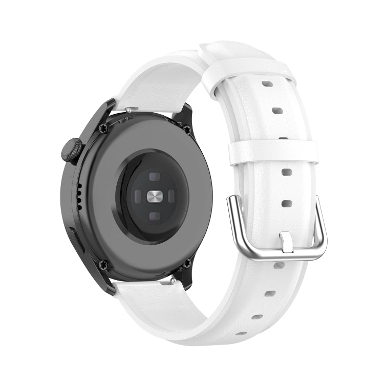 Round Tail Leather Watchband, For Huawei Watch GT 3 46mm/GT Runner, For Huawei Watch GT 3 42mm