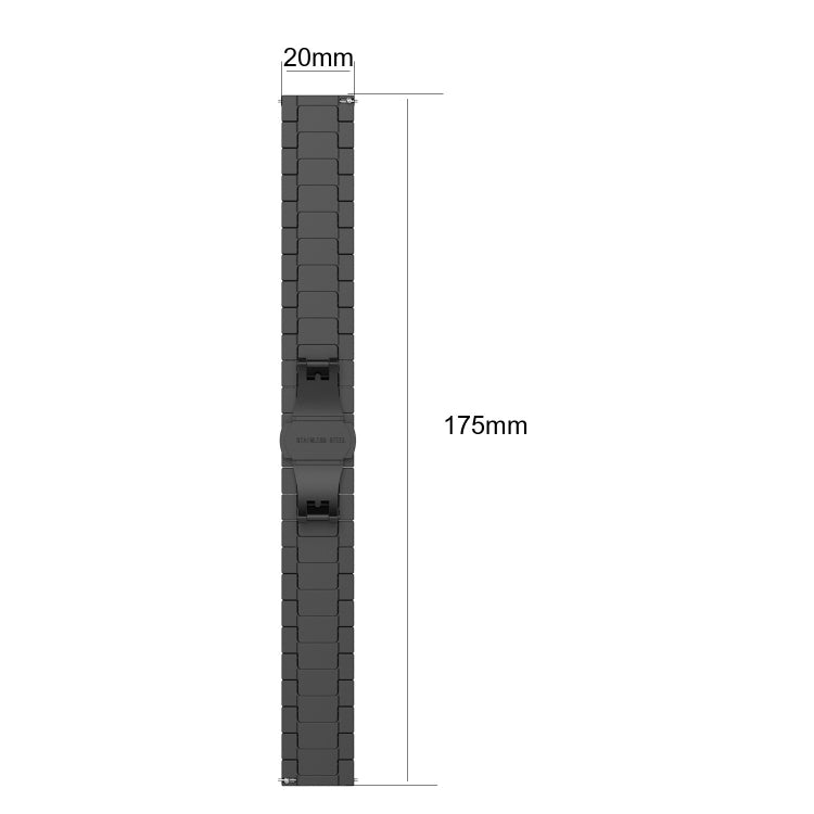 One-bead Steel Watchband, For Huawei Watch GT 3 46mm/GT Runner, For Huawei Watch GT 3 42mm