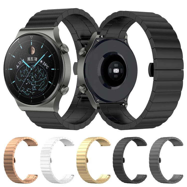 One-bead Steel Watchband, For Huawei Watch GT 3 46mm/GT Runner, For Huawei Watch GT 3 42mm
