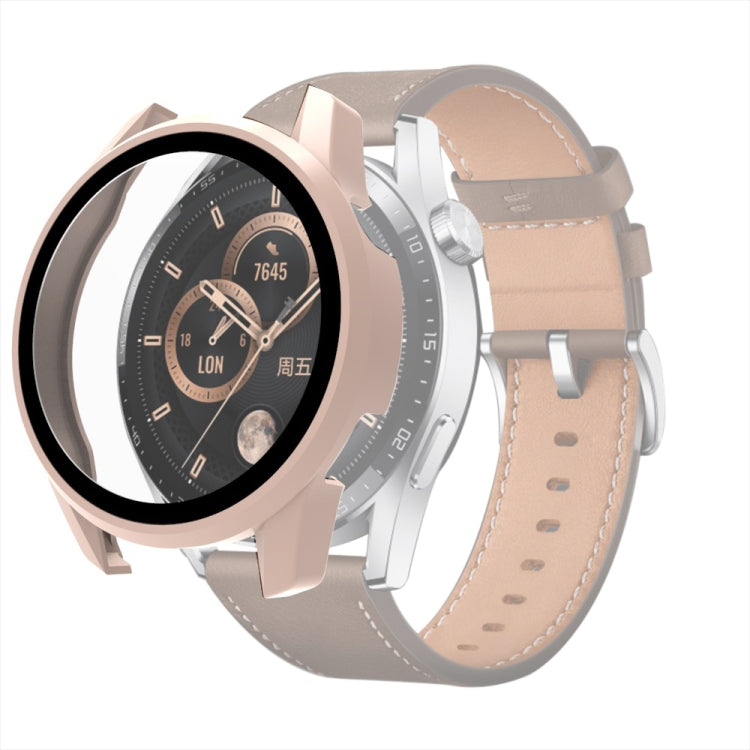 PC + Tempered Glass Watch Protective Case, For Huawei Watch GT 3 42mm, For Huawei Watch GT 3 46mm
