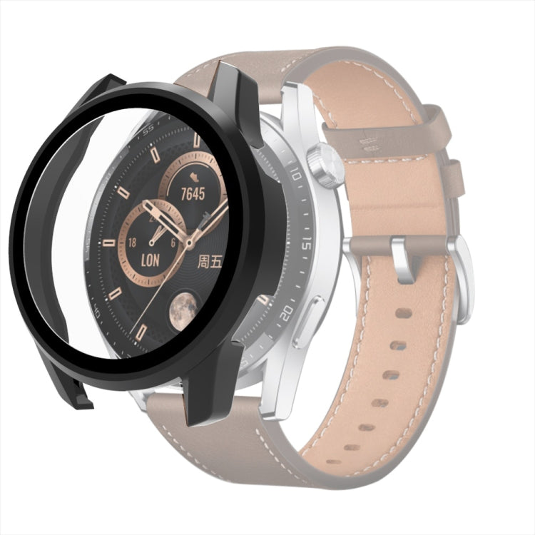PC + Tempered Glass Watch Protective Case, For Huawei Watch GT 3 42mm, For Huawei Watch GT 3 46mm