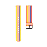 Stripe Silicone Watchband, 20mm, 22mm