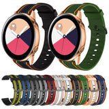 Stripe Silicone Watchband, 20mm, 22mm