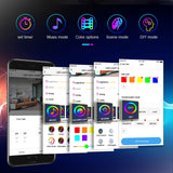 GVVOOHOME LED Symphony Remote Control Floor Atmosphere Light, USB, US Plug, EU Plug