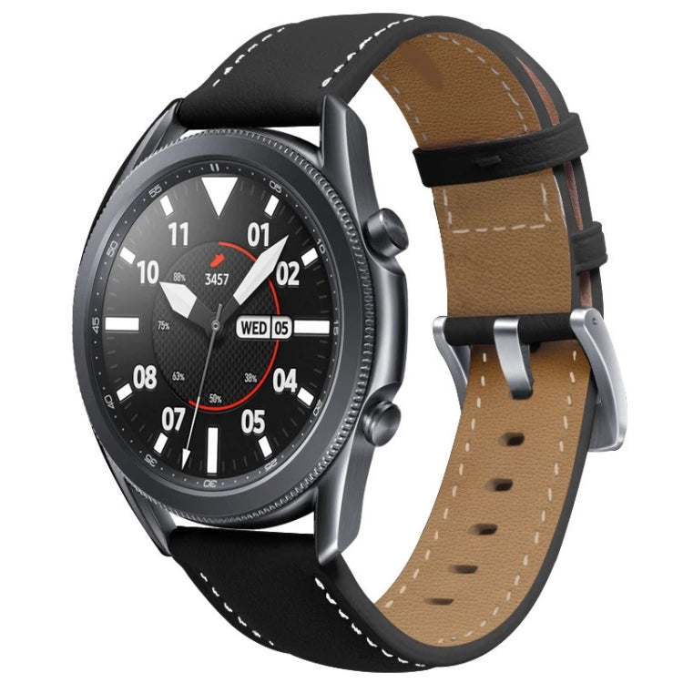 Leather Strap Watchband, For Samsung Galaxy Watch4 40mm/44mm