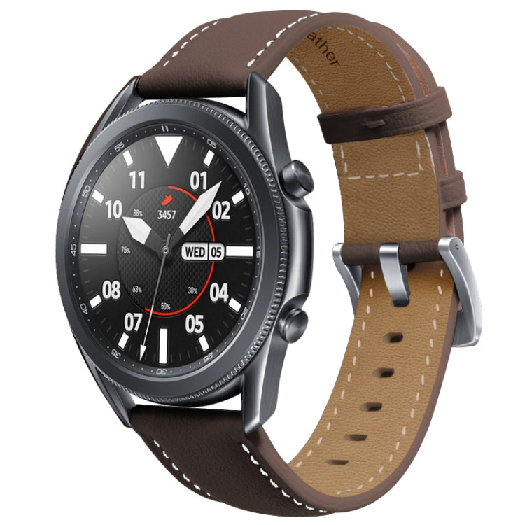 Leather Strap Watchband, For Samsung Galaxy Watch4 40mm/44mm