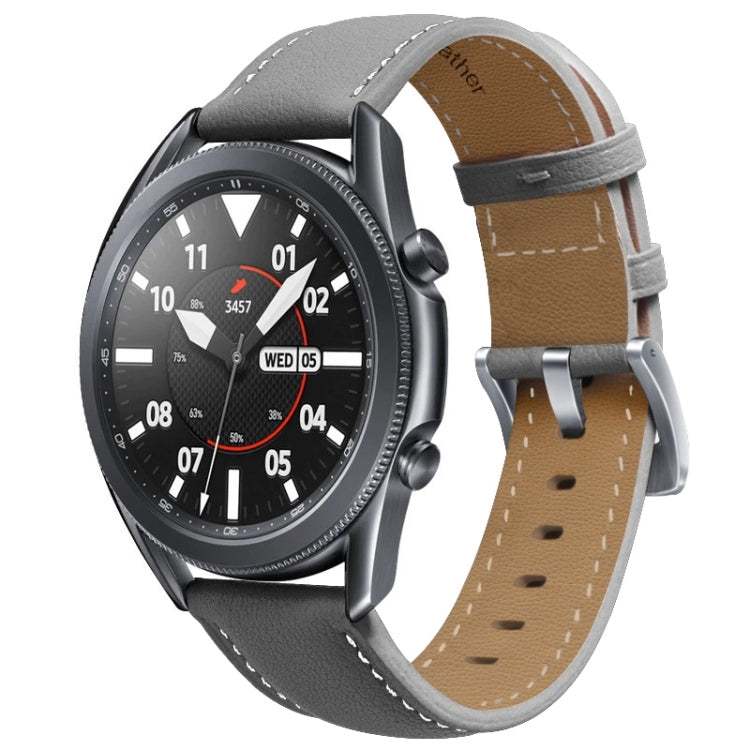 Leather Strap Watchband, For Samsung Galaxy Watch4 40mm/44mm