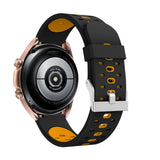 Three Row Holes Silicone Watchband, For Samsung Galaxy Watch 3 45mm