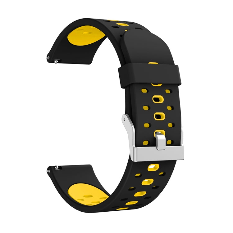 Three Row Holes Silicone Watchband, For Samsung Galaxy Watch 3 45mm