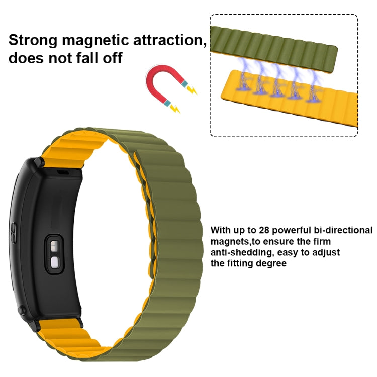 Silicone Magnetic Watchband, For Fitbit Charge 2, For Fitbit Charge 3 / 4, For Fitbit Charge 5, For Huawei Band B6