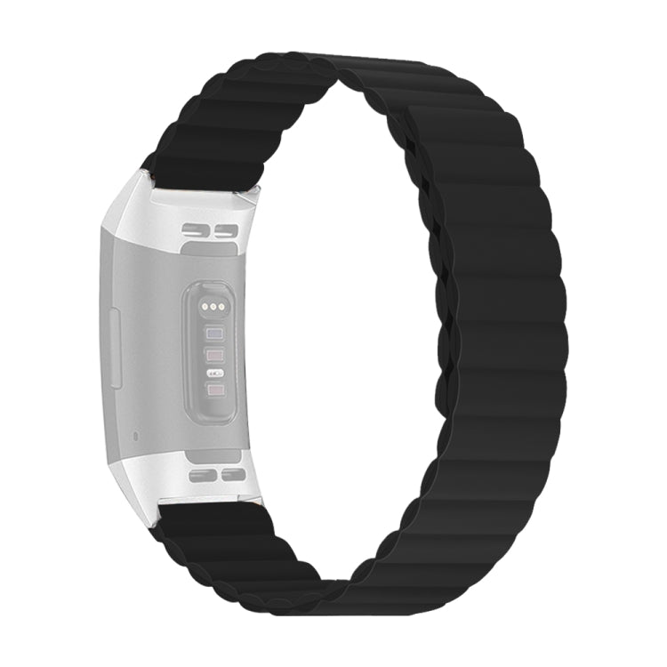 Silicone Magnetic Watchband, For Fitbit Charge 2, For Fitbit Charge 3 / 4, For Fitbit Charge 5, For Huawei Band B6