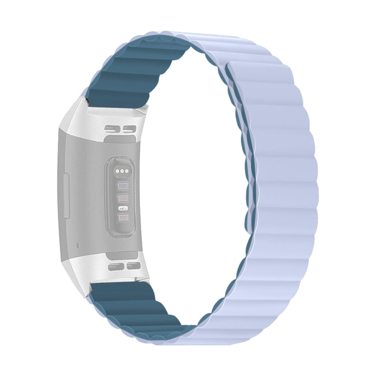 Silicone Magnetic Watchband, For Fitbit Charge 2, For Fitbit Charge 3 / 4, For Fitbit Charge 5, For Huawei Band B6