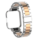Three-Bead Metal Watchband, For Xiaomi Mi Watch Lite / Redmi Watch, For Xiaomi Redmi Watch 2