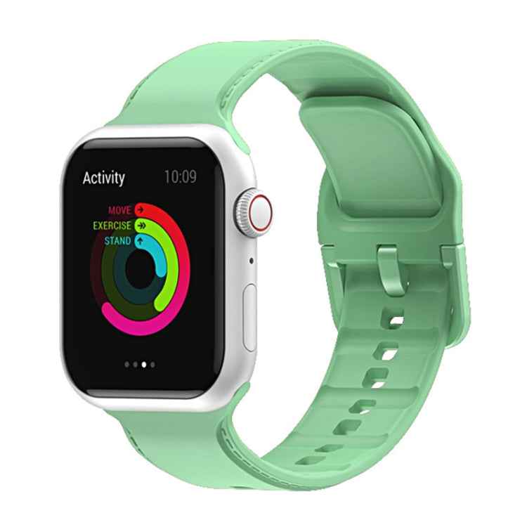 Silicone Watchband For Apple Watch Series, 7 45mm / 6&SE&5&4 44mm / 3&2&1 42mm
