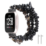 Rough Stone Bracelet Watchband, For Fitbit Versa
