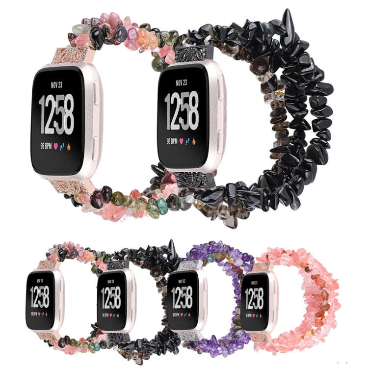 Rough Stone Bracelet Watchband, For Fitbit Versa